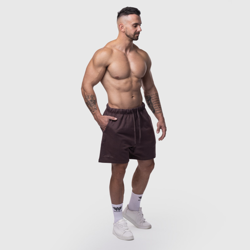 Férfi pamut short Iron Aesthetics Ambition, lila · záber 8
