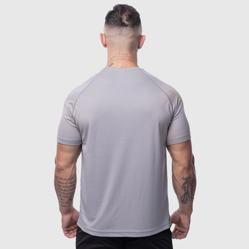 Férfi sportpóló Iron Aesthetics Training, szürke · záber 6