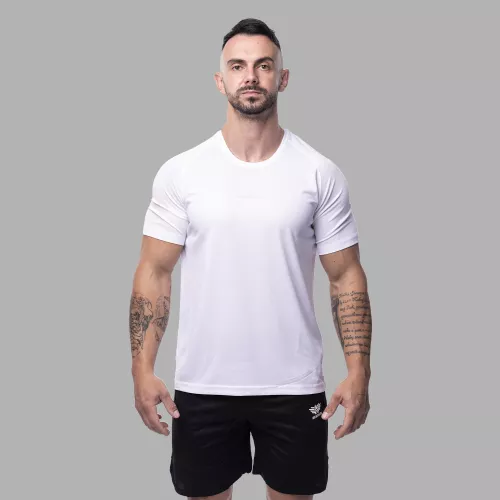 Férfi sportpóló Training, fehér