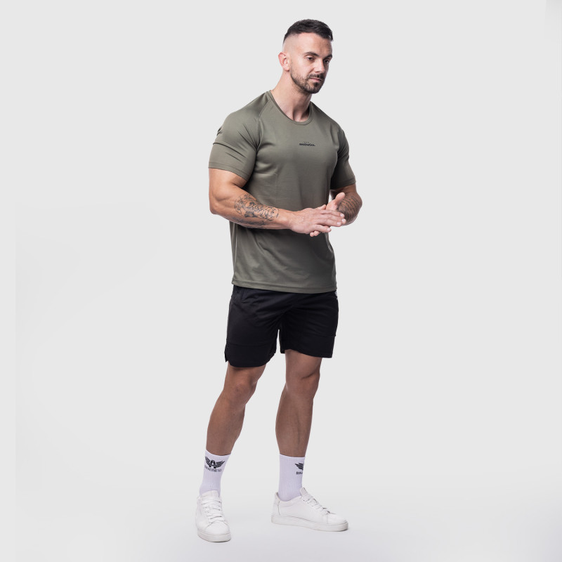Férfi sportpóló Iron Aesthetics Training, zöld · záber 8