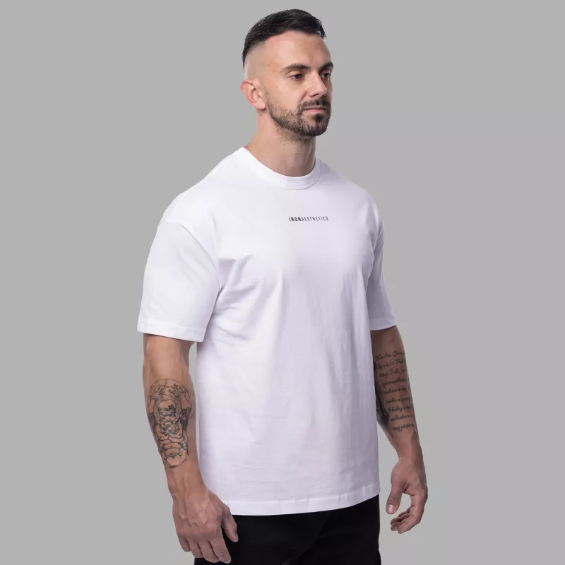 Oversize póló Iron Aesthetics Vibe Tee, fehér-2