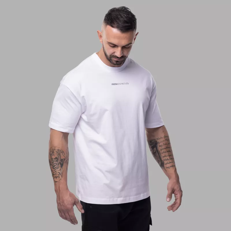 Oversize póló Iron Aesthetics Vibe Tee, fehér-4