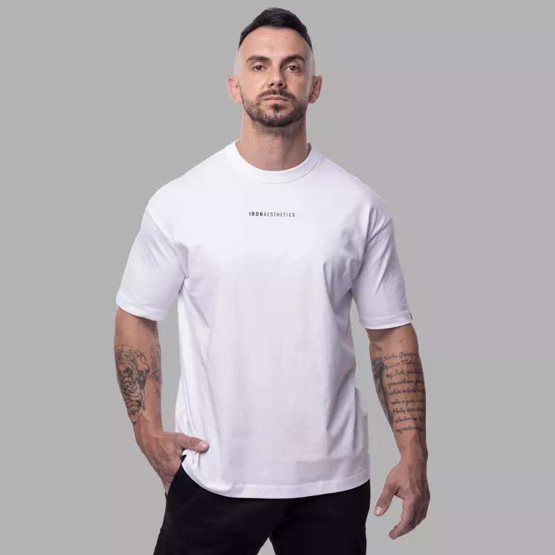 Oversize póló Iron Aesthetics Vibe Tee, fehér-6