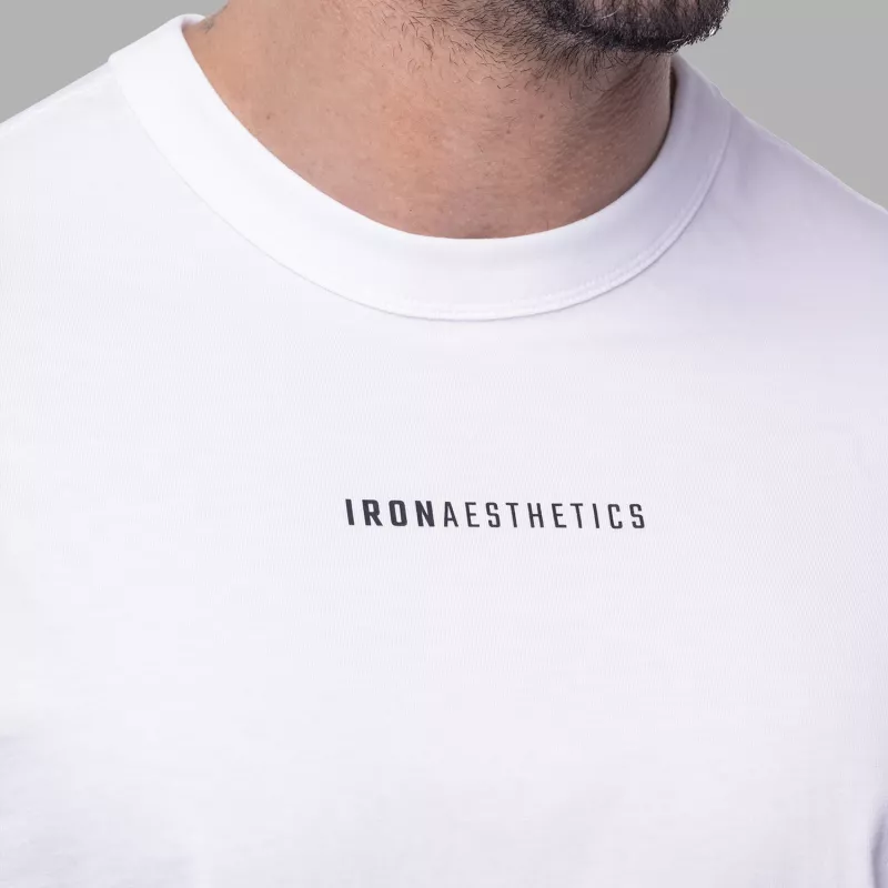 Oversize póló Iron Aesthetics Vibe Tee, fehér-7