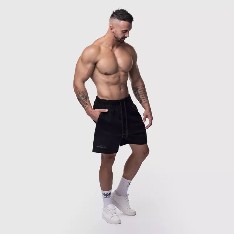 Férfi pamut short Iron Aesthetics Ambition, fekete-8