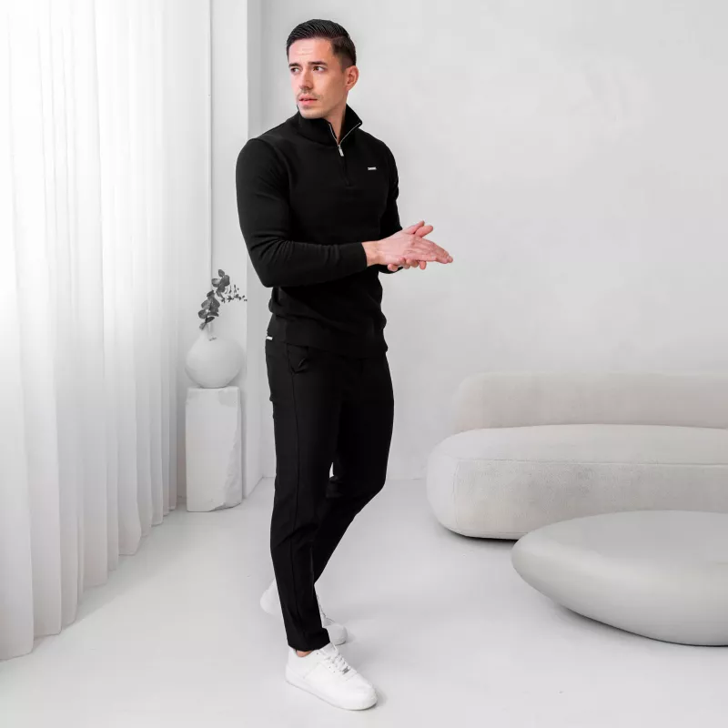 Sztreccs nadrág Iron Aesthetics Classy, fekete-11