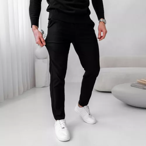 Sztreccs nadrág Iron Aesthetics Classy, fekete