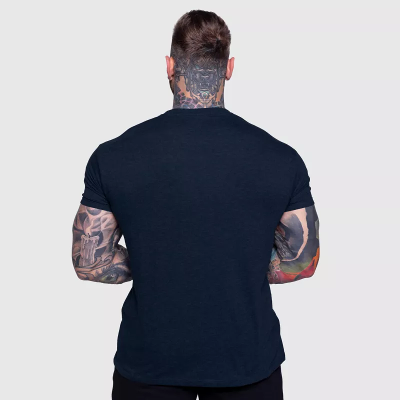 Férfi póló Iron Aesthetics Slash, navy-4