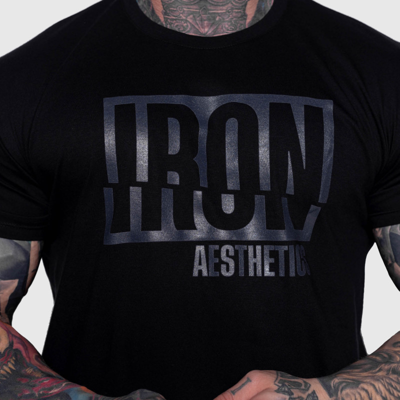 Férfi póló Iron Aesthetics Slash, fekete · záber 6