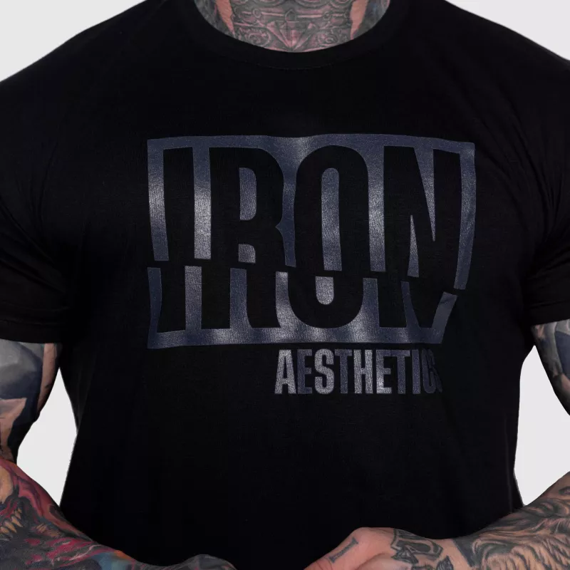 Férfi póló Iron Aesthetics Slash, fekete-6
