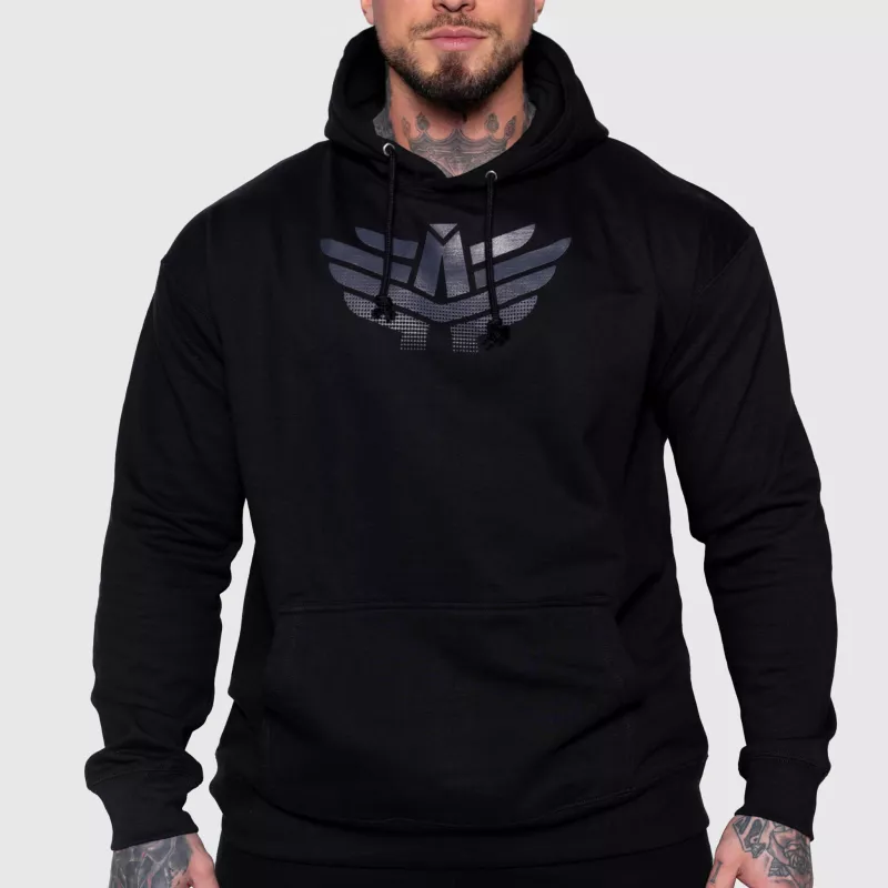 Férfi kapucnis pulóver Iron Aesthetics Apex, fekete-2
