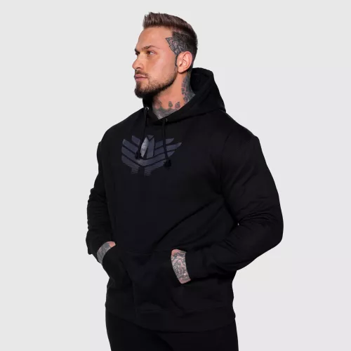 Férfi kapucnis pulóver Apex, fekete
