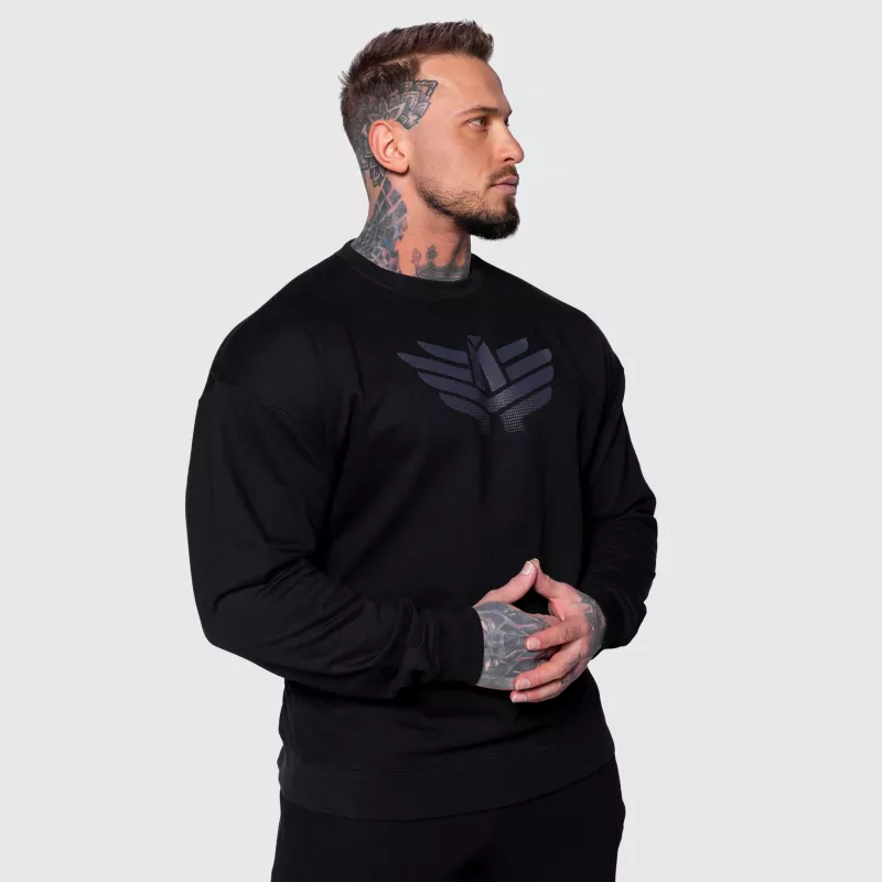 Férfi pulóver Iron Aesthetics Essential, fekete-2
