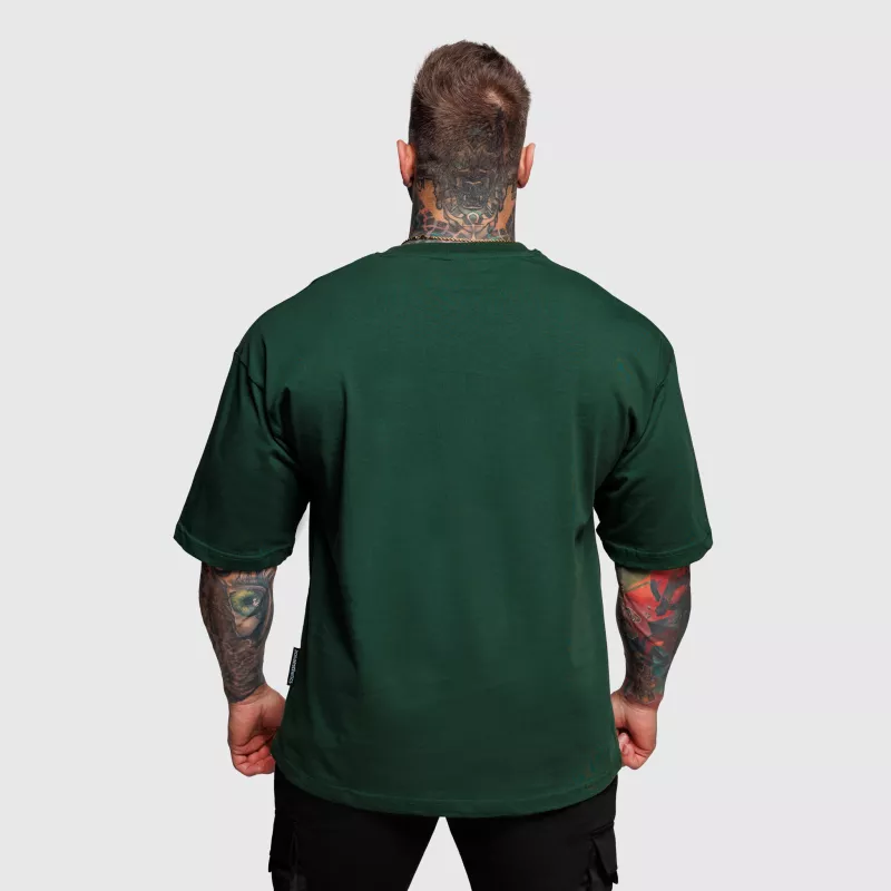 Oversize póló Iron Aesthetics Major, zöld-4