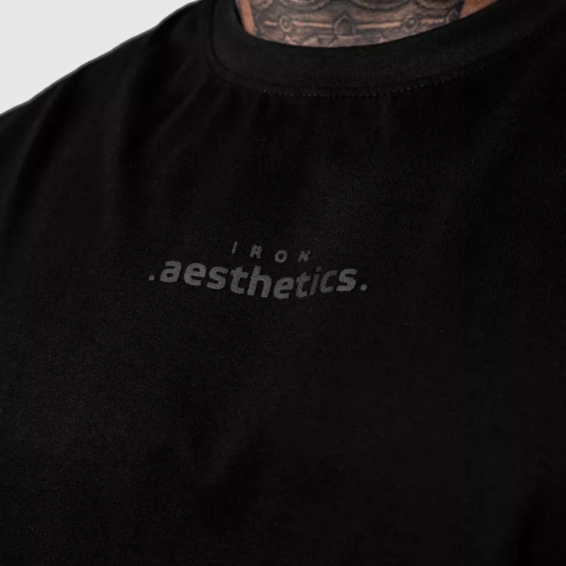 Férfi atléta Iron Aesthetics Muscle Tee, fekete-6