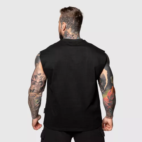 Férfi atléta Iron Aesthetics Muscle Tee, fekete