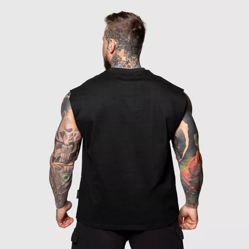 Férfi atléta Iron Aesthetics Muscle Tee, fekete-2