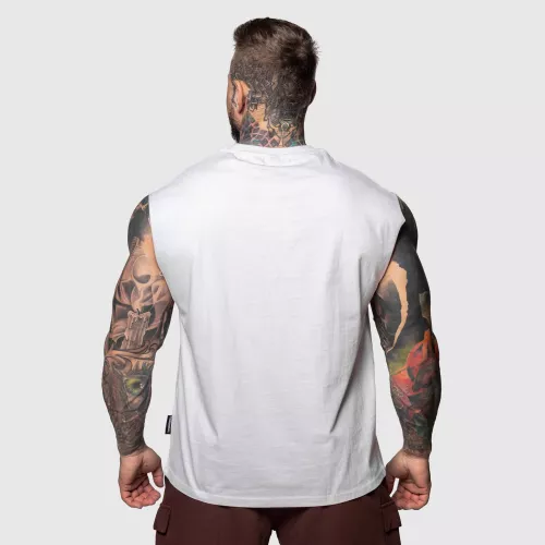 Férfi atléta Iron Aesthetics Muscle Tee, fehér