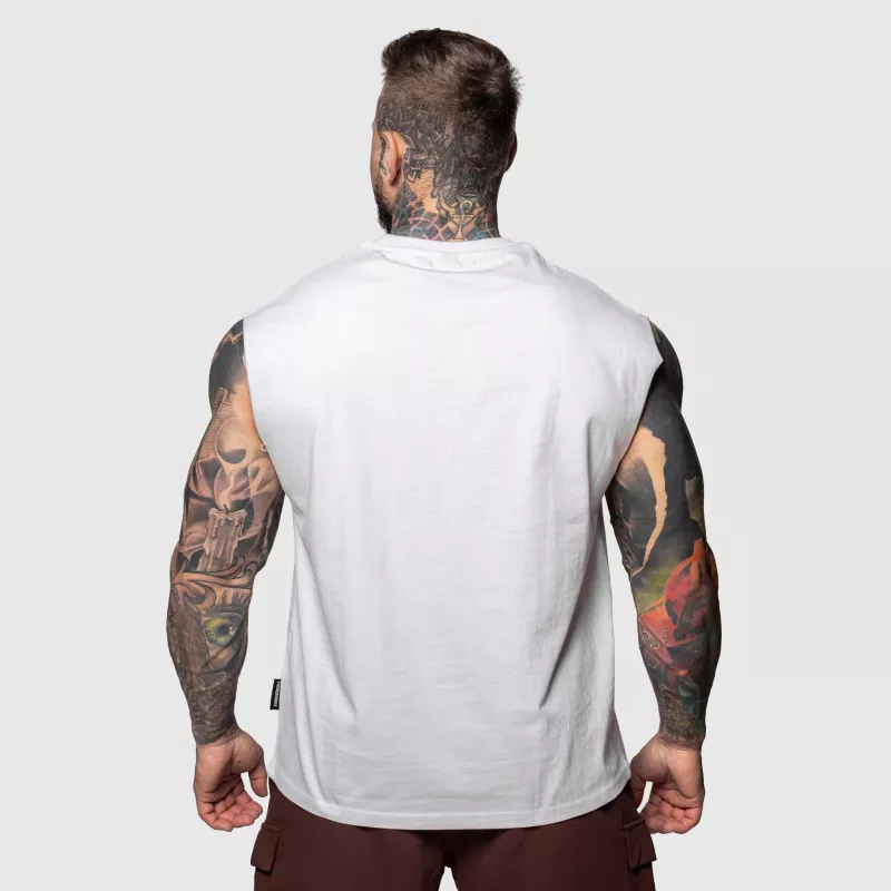 Férfi atléta Iron Aesthetics Muscle Tee, fehér-2