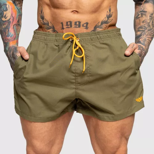 Férfi fürdőnadrág Iron Aesthetics Beach Mode, zöld