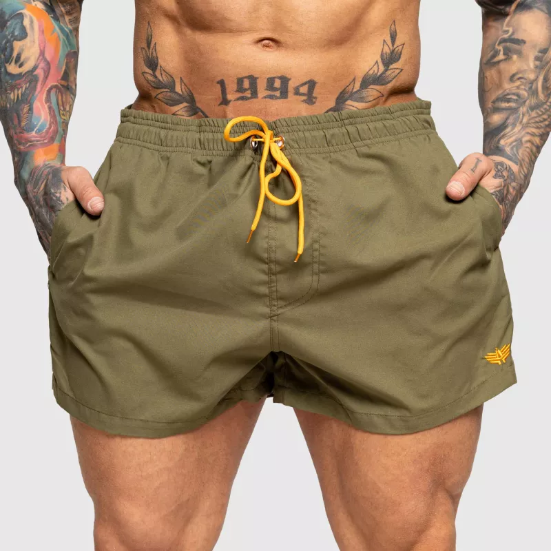 Férfi fürdőnadrág Iron Aesthetics Beach Mode, zöld-2
