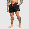 Férfi fürdőnadrág Iron Aesthetics Beach Mode, fekete