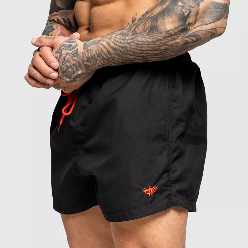 Férfi fürdőnadrág Iron Aesthetics Beach Mode, fekete-5