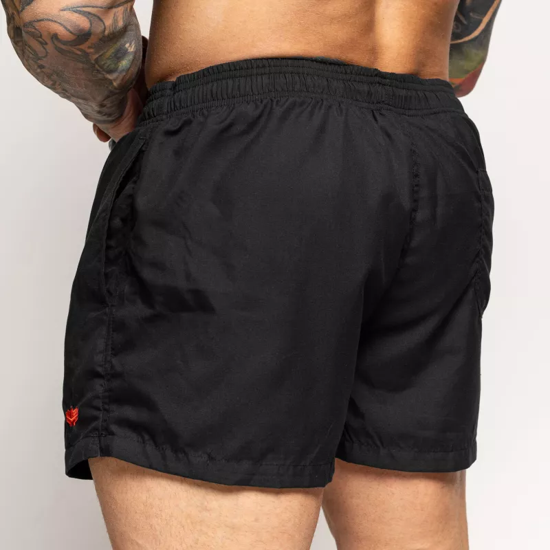 Férfi fürdőnadrág Iron Aesthetics Beach Mode, fekete-6