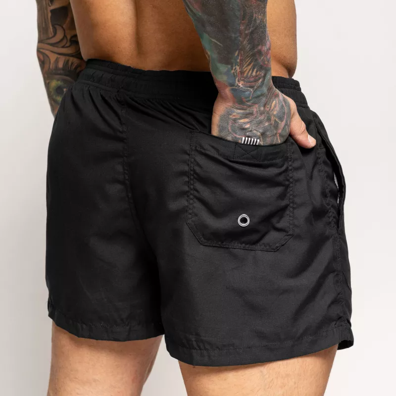 Férfi fürdőnadrág Iron Aesthetics Beach Mode, fekete-4