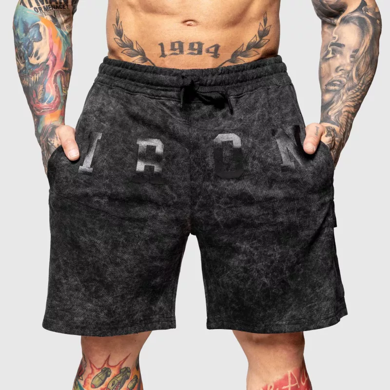 Férfi melegítősort Iron Aesthetics College, washed black-5