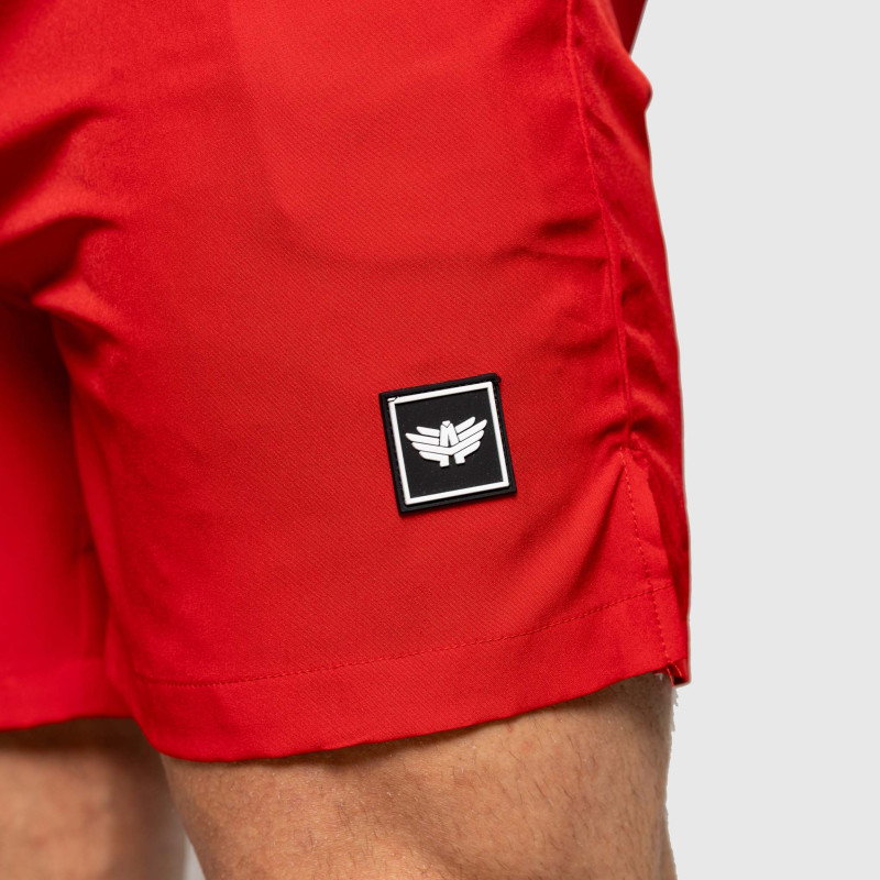 Férfi úszóshort Iron Aesthetics Boardwalk, piros · záber 7