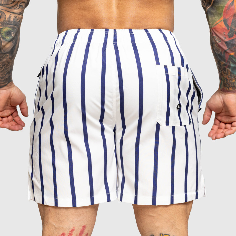 Férfi úszóshort Iron Aesthetics Boardwalk, fehér · záber 6