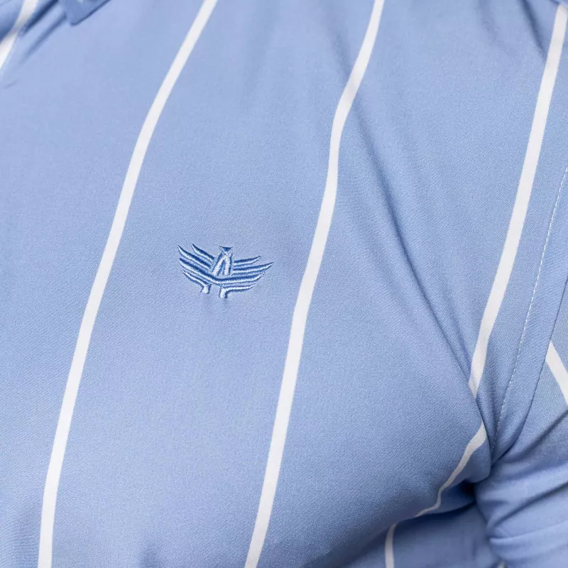 Sztreccs ing Iron Aesthetics Short Stripe, kék-6