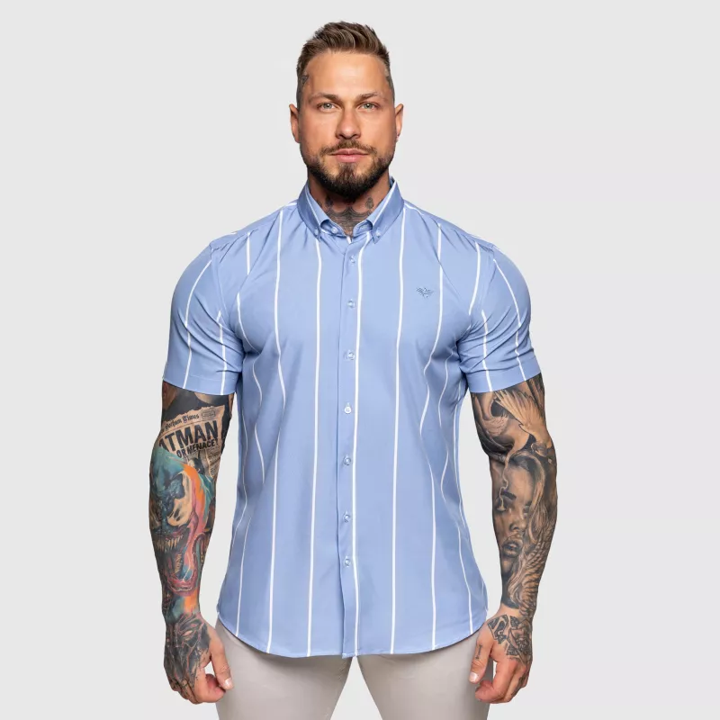 Sztreccs ing Iron Aesthetics Short Stripe, kék-1
