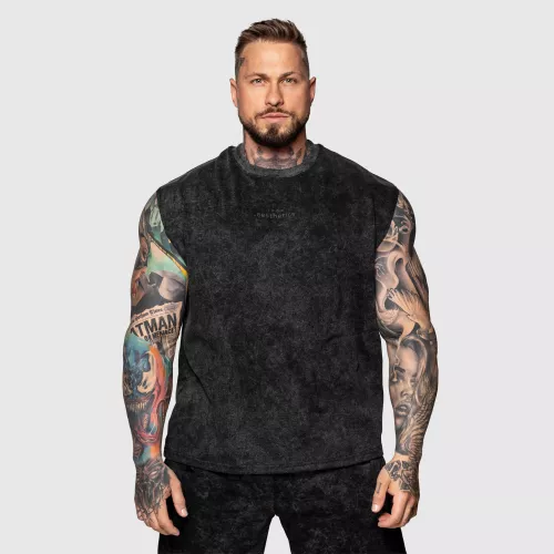 Férfi atléta Iron Aesthetics Muscle Tee, washed black