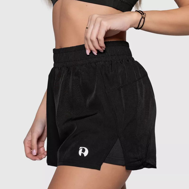 Női short Iron Aesthetics Athletic 2in1, fekete-4