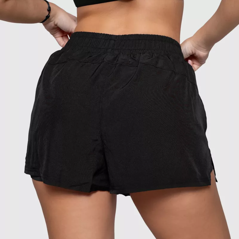 Női short Iron Aesthetics Athletic 2in1, fekete-6