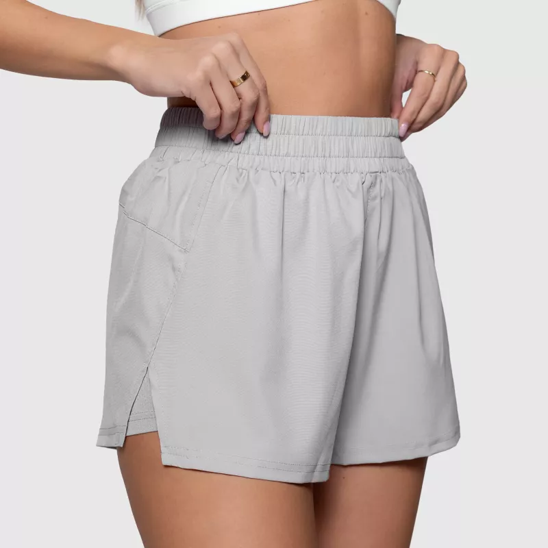 Női short Iron Aesthetics Athletic 2in1, szürke-7