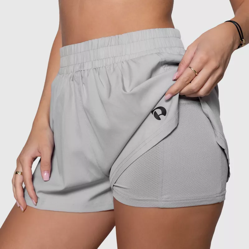 Női short Iron Aesthetics Athletic 2in1, szürke-1