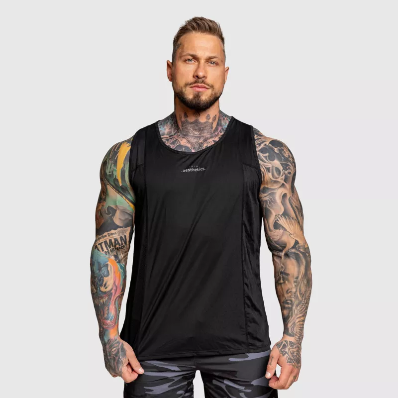 Férfi atléta Iron Aesthetics Camo Mesh, fekete-4