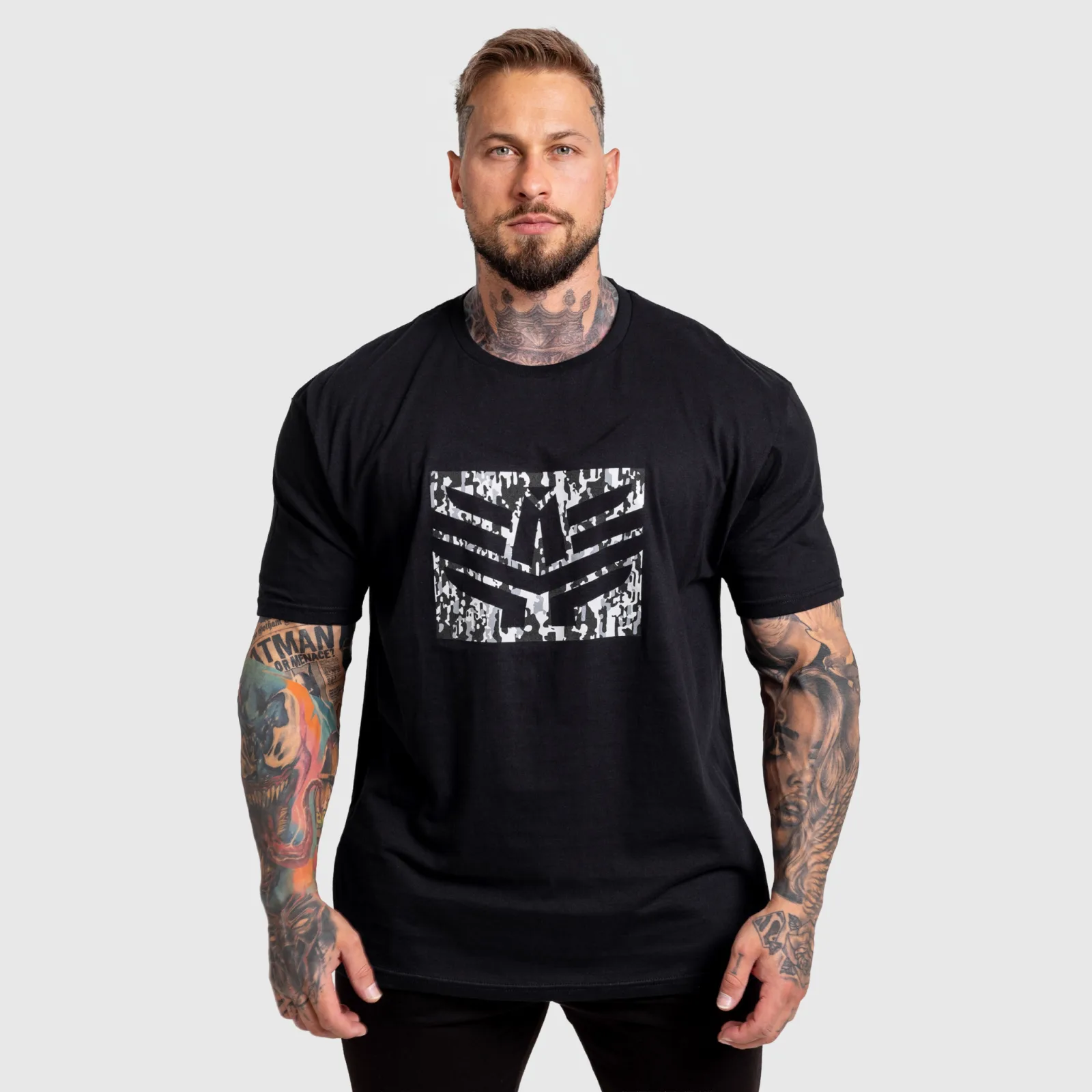 Férfi póló Iron Aesthetics Tactical, fekete-1