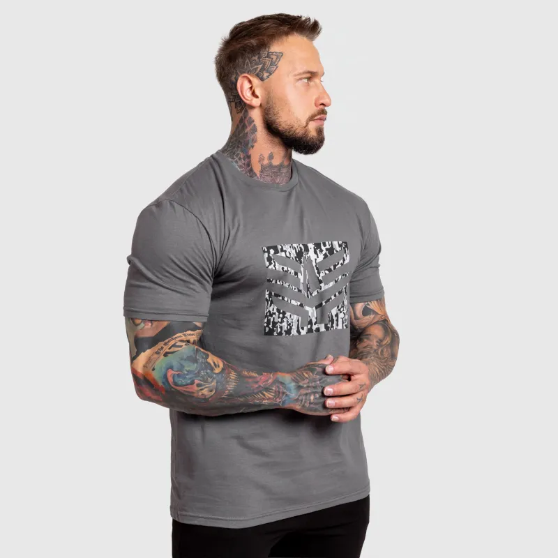 Férfi póló Iron Aesthetics Tactical, szürke-3