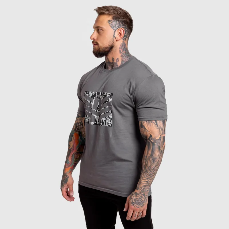 Férfi póló Iron Aesthetics Tactical, szürke-5