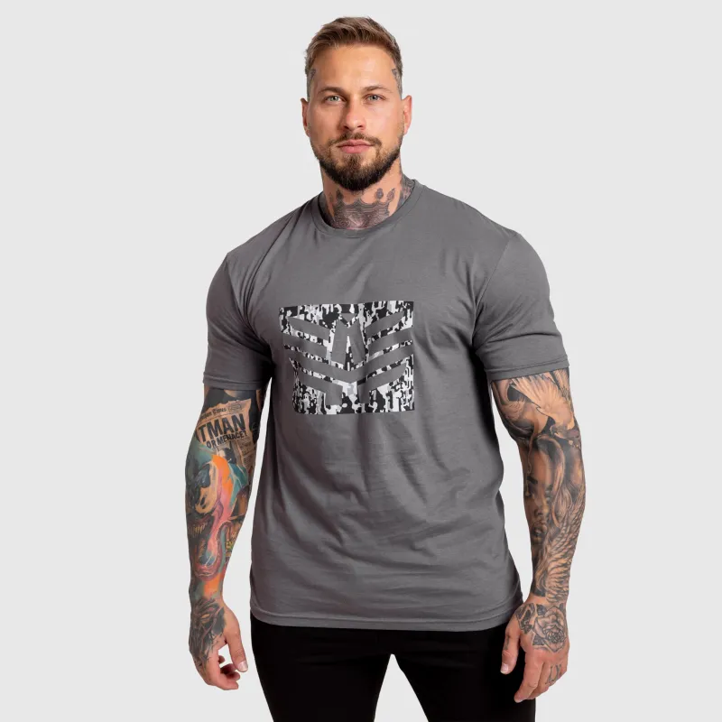 Férfi póló Iron Aesthetics Tactical, szürke-4