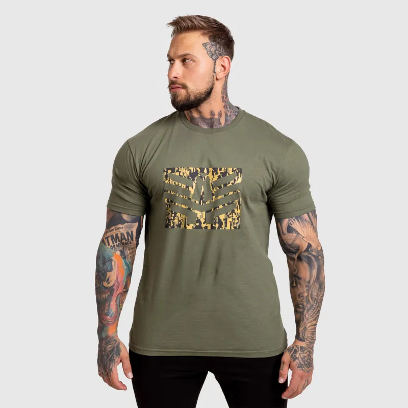 Férfi póló Iron Aesthetics Tactical, zöld-4