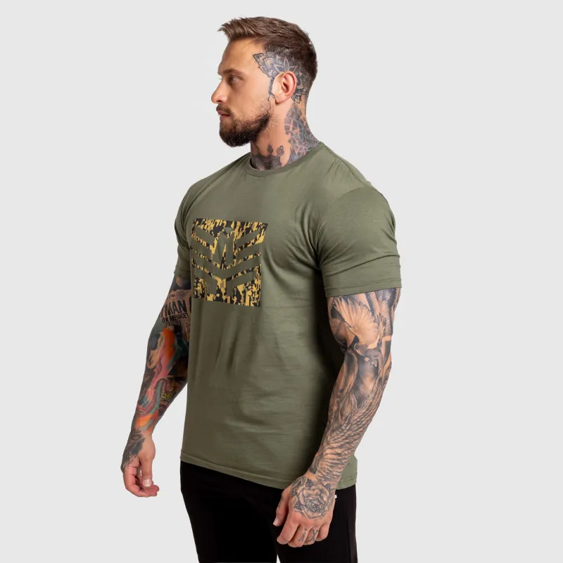 Férfi póló Iron Aesthetics Tactical, zöld-3