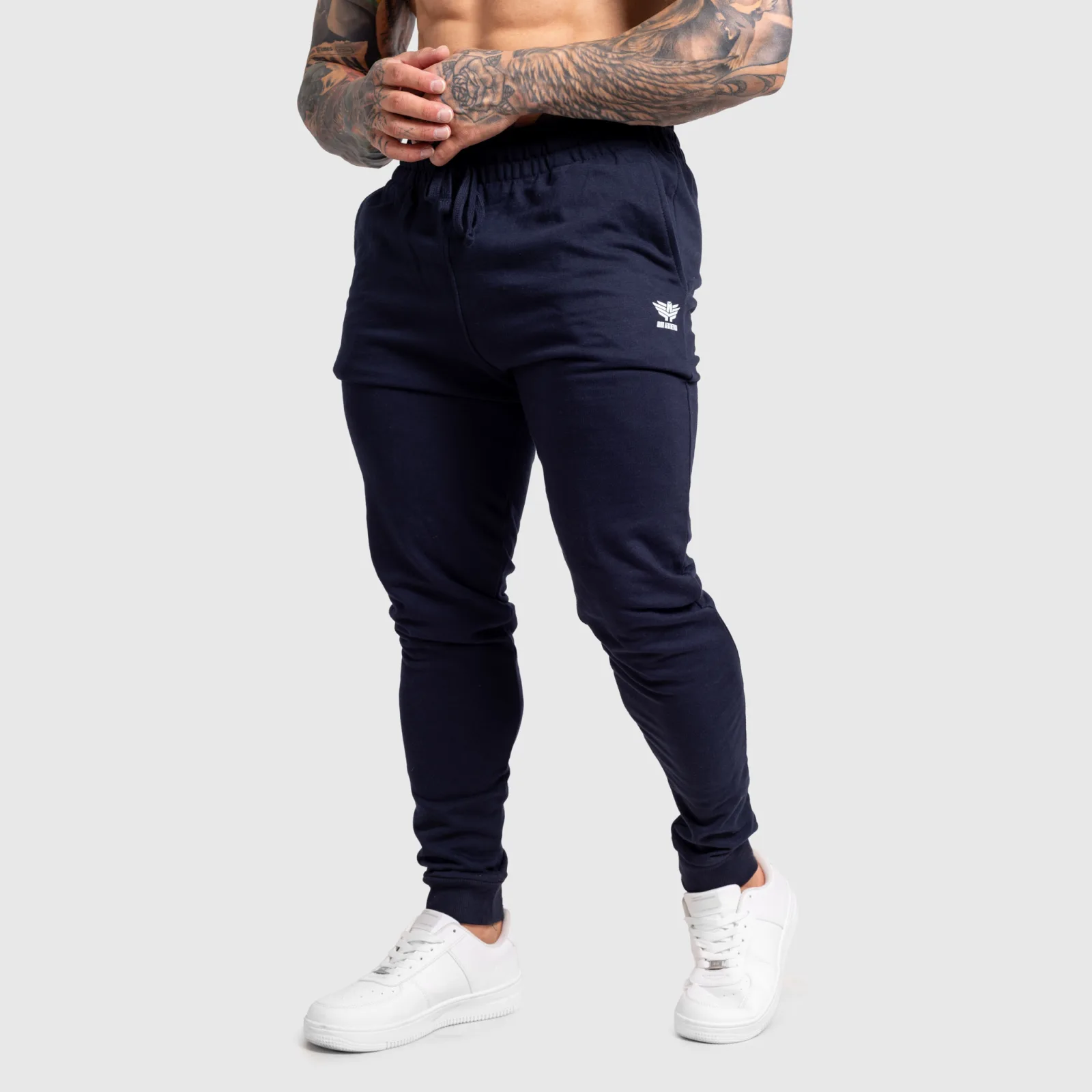 Férfi jogger melegítőnadrág Iron Aesthetics Snap, navy-1