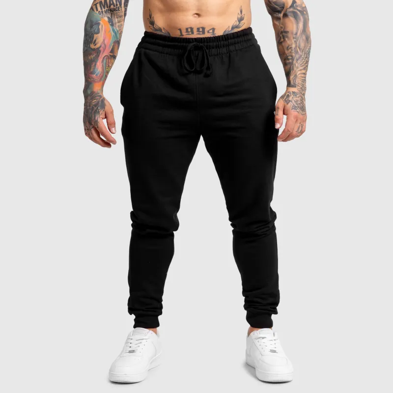 Férfi jogger melegítőnadrág Iron Aesthetics Snap, fekete-2