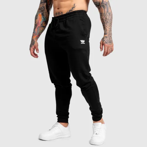Férfi jogger melegítőnadrág Iron Aesthetics Snap, fekete