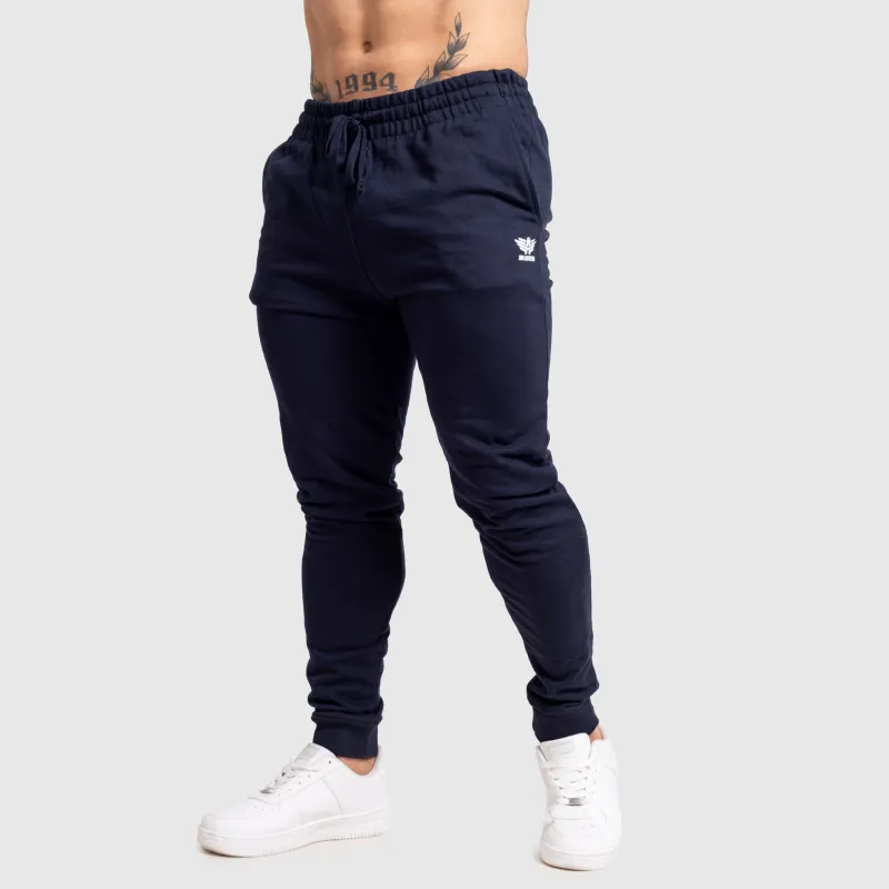 Férfi jogger melegítőnadrág Iron Aesthetics Snap, navy-5
